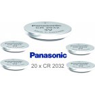 Panasonic Pilha de boto de ltio CR2032 / DL2032 / ECR2032 20 unid. solto- sem blister