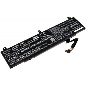 Bateria para porttil Dell Alienware 13 R3 / ALW13C / modelo TDW5P
