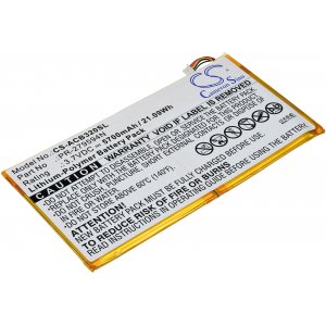 Bateria para Tablet Acer Iconia One 10 B3-A20, Iconia One 10 B3-A30, modelo KT.0020H.002 (conector de 5 pinos)