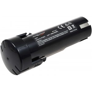 Bateria para ferramenta Panasonic recta EY9021 2,4V 2000mAh