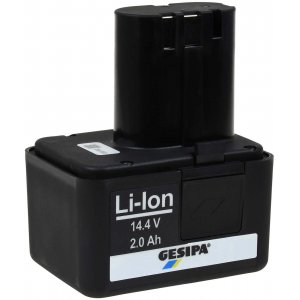 Gesipa bateria de Li-Ion de troca rpida para rebitador AccuBird, PowerBird, Firebird 14,4V 1,3Ah