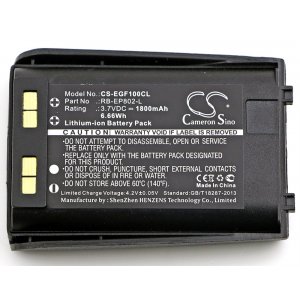 Bateria para telefone sem fios Shoretel IP9330D / Egenius FreeStyl 1 / modelo RB-EP802-L