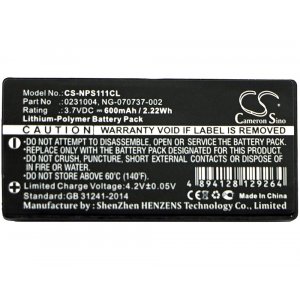 Bateria para telefone sem fios NEC PS3D / PS111 / Dterm / modelo 0231005