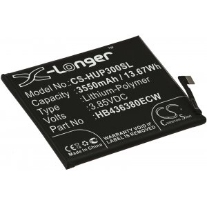 Bateria compatível com telefone móvel, smartphone Huawei P30, P30 Premium Edition, modelo HB436380ECW entre outros mais