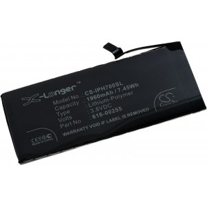 Bateria compatvel com iPhone 7 / A1660 / modelo 616-00255
