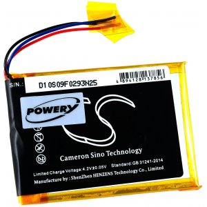 Bateria para coluna JBL Clip 2 / CLIP2BLKAM / modelo GSP383555