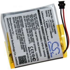 Bateria compatível com relógio de fitness com GPS, rastreador de fitness TomTom Spark 3, modelo SP322826PA