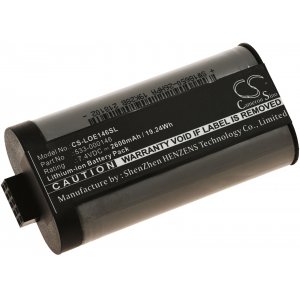 Bateria compatvel com coluna Logitech Ultimate Ears Boom 3, 984-001362, modelo 533-000146 entre outros mais