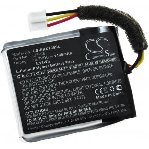 Bateria compatível com coluna Bluetooth Sony SRS-XB10, SRS-XB12, modelo SF-08 entre outros mais