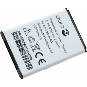 Doro Bateria para 603x / 605x / 65xx / 551x / 503x / 66x / modelo DBC-800D