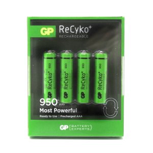 pilhas recarregveis para GP Micro AAA HR03 blister 4 unid. 950mAh