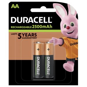 Duracell Duralock Recharge Ultra Mignon AA HR6 LR6 LR06 MN1500 4906 pilhas recarregveis 2unid.