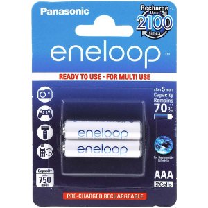 Panasonic eneloop pilha recarregvel AAA blister 2 unid. (BK-4MCCE/2BE)