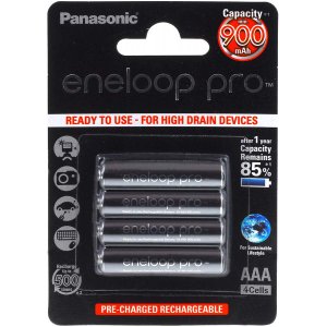 Panasonic eneloop Pro pilha recarregável AAA - blister 4 unid. (BK-4HCCE/4BE)