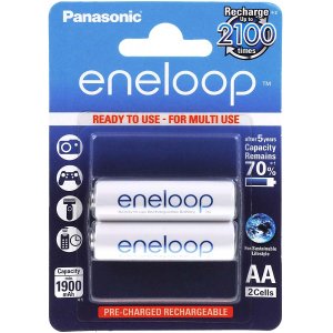 Panasonic eneloop pilha recarregvel AA blister 2 unid. (BK-3MCCE/2BE)