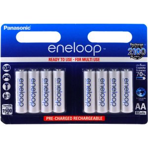 Panasonic eneloop pilha recarregvel AA - blister 8unid. / modelo BK-3MCCE