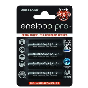 Panasonic eneloop Pro BK-3HCDE/4BE 2500mAh blister 4 unid.