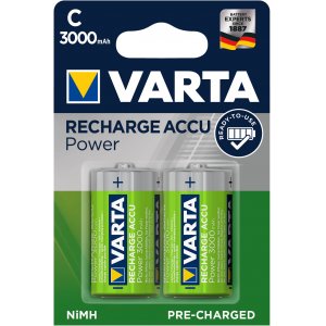 Varta pilha recarregvel Ready to Use 56714 Baby C LR14 HR14 3000mAh NiMH blister 2 unid.