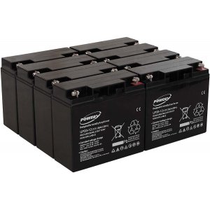 Powery Bateria de GEL para UPS APC Smart-UPS SUA5000RMI5U 20Ah (Tambm substitui 18Ah)