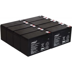 Powery Bateria de GEL para UPS APC Smart-UPS SUA3000RMXLI3U 9Ah 12V