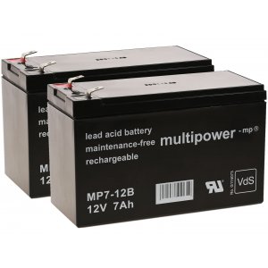 Bateria de substituio (multipower) para UPS APC Smart-UPS 750, APC RBC48 entre outros mais 12V 7Ah (substitui 7,2Ah)