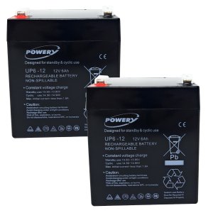 Powery Bateria de GEL 12V 6Ah substituio de APC RBC 20