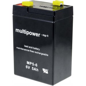 Bateria de chumbo (multipower) MP5-6