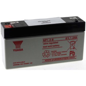 YUASA Bateria chumbo NP1.2-6