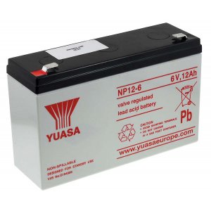 YUASA Bateria chumbo NP12-6 Vds