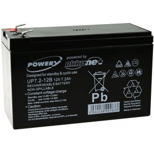 Powery Bateria de GEL 12V 7,2Ah