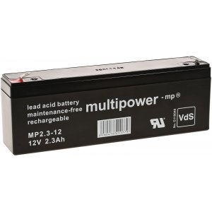 Bateria de chumbo (multipower) MP2,3-12 substituio de MP2,2-12 Vds