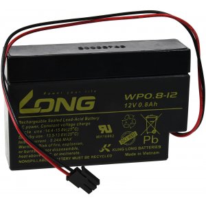 KungLong Bateria de chumbo WP0.8-12H com conector molex para persianas Heim & Haus
