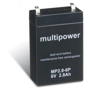 Bateria de chumbo (multipower) MP2,8-6P