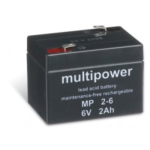 Bateria de chumbo (multipower) MP2-6