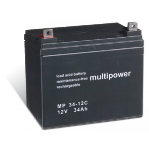 Bateria de chumbo (multipower) MP34-12C cíclica