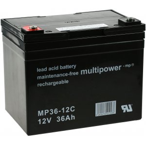 Bateria de chumbo (multipower) MP36-12C cclica