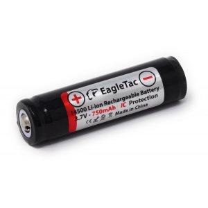 Eagletac 14500 Li-Ion Bateria 3,7V 750mAh IC-Protected pack 1 unid.