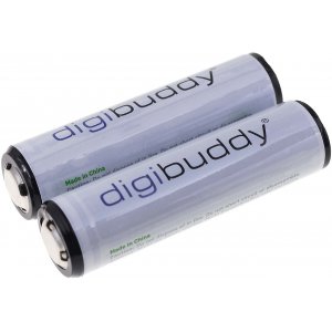 Digibuddy 18650 Clula de bateria de Li-Ion (Pilha recarregvel de Li-Ion) pack 2unid. para lanternas ou pequenos dispositivos