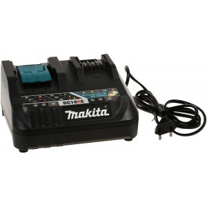 Makita Carregador duplo DC18RE, 198720-9 para Baterias CXT 10,8 / 12V e Baterias LXT 14,4V / 18V Original