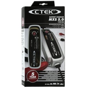 CTEK MXS 5.0 Carregador com compensao automtica de temperatura 12V 5A tomada europeia