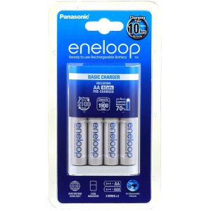 Carregador Panasonic eneloop BQ-CC18 inclui 4x Pilhas Recarreg. Panasonic eneloop AA 1900mAh