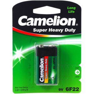 Pilha Camelion Super Heavy Duty 6F22 9-V-Bloco (5 x blister 1unid.)