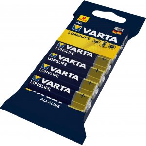 Varta Longlife Extra Alcalina AA-Mignon Pilha pack de 8 unid.