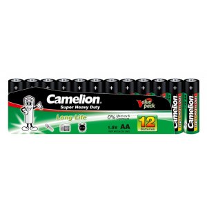 Pilha Camelion Super Heavy Duty R6 / Mignon / AA (5 x 12unid. Pack)