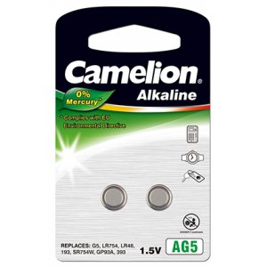 Camelion Pilha de boto LR48 LR754 AG5 blister 2 unid.