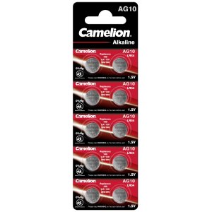 Camelion Pilha de boto LR54 LR 1130 AG10 blister 10 unid.