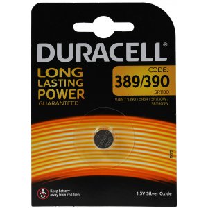 Duracell Pilha de boto SR54/ SR1130W/ modelo 389 390 blister 1 unid.