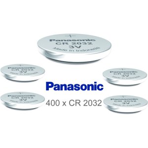 Panasonic Pilha de boto de ltio CR2032 / DL2032 / ECR2032 400 unid. solto- sem blister