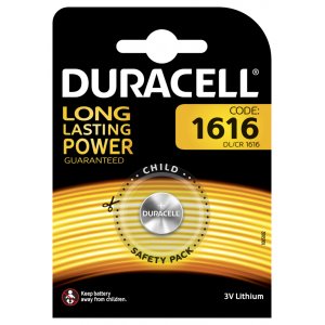 Pilha de boto de ltio Duracell DL1616 / CR1616 blister 1 unid.