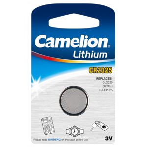 Pilha de boto de ltio Camelion CR2025 blister 1 unid.